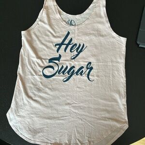 So soft Great tank by Recycled Karma Soft pink and navy🕶️🕶️